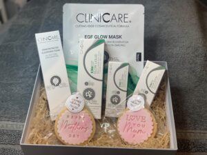 Mother's Day skincare gift box Clinicare Glow range